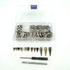 80 Sets Mixed Size Punk Rivet DIY Decoration Cone Screw Clothes Spikes Kit  Leather Craft