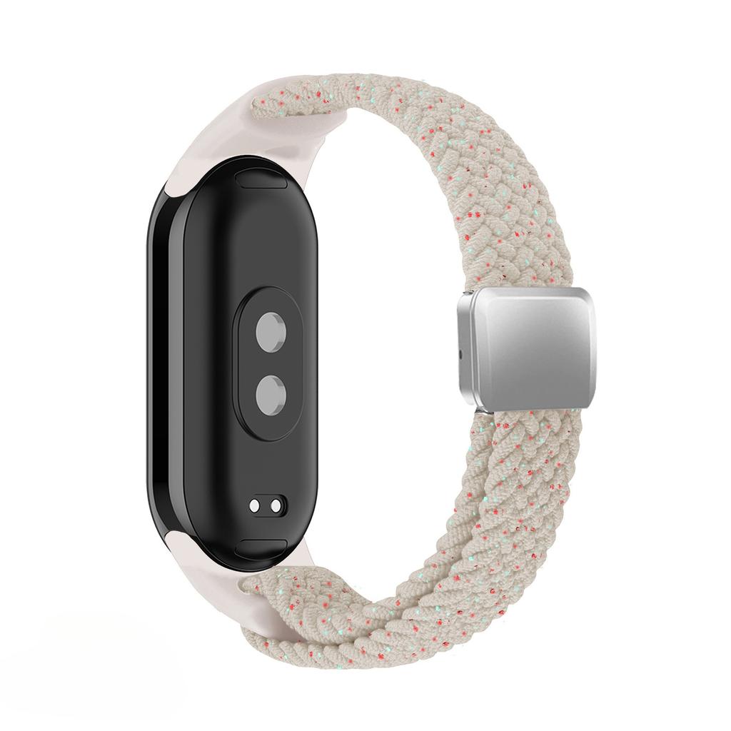 Braided Nylon WatchBand Strap For Xiaomi Mi Band 10 Smart Wristband Braided Elastic Weave Bracelet Miband 8 9 Watchstrap