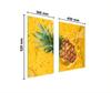 SZKLANA PŁYTA OCHRONNA DESKA 75x52 ANANAS