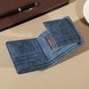 Pu Men's Short Wallet Retro Business Card Holder Fashion Male Coin Purse  Outdoor