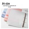 Deli A4 4-Ring Loose-Leaf Folder
