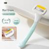 Aloe-Infused Ladies' Manual Razor for Underarms, Legs, and Bikini Area