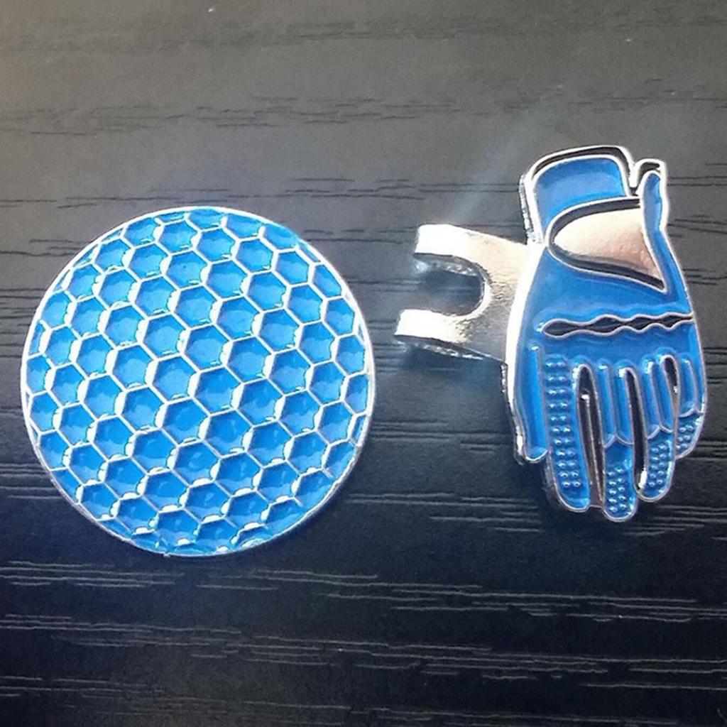Buy Golf Ball Aiming Marker with Glove Hat Cap Visor Clip