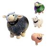Sheep Plush Toy Ultra Soft Decorative Fluffy Kawaii Lamb Baby Accompany Sofa Toy for Birthday Gift