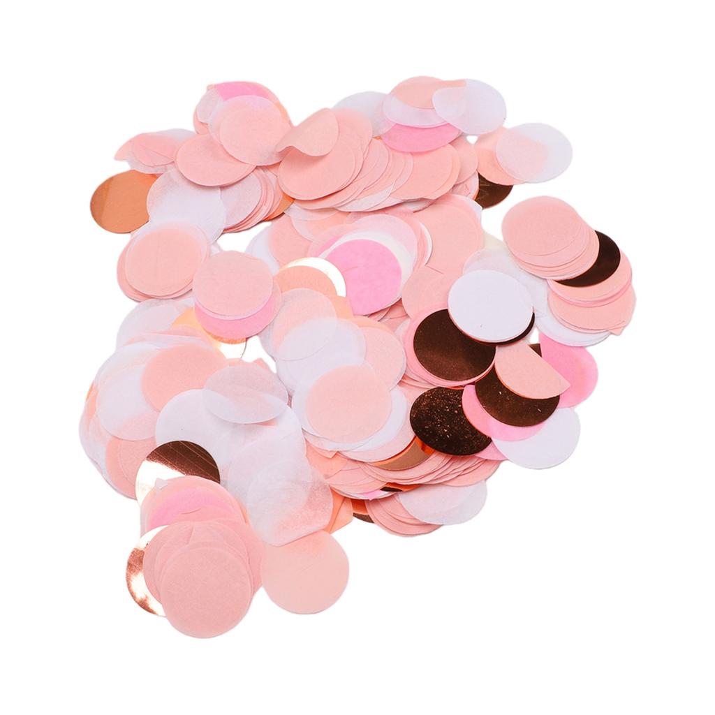Round Confetti 2.5cm 30g Colorful Tissue and Foil Confetti Dots for Wedding Birthday Party Decoration 30g