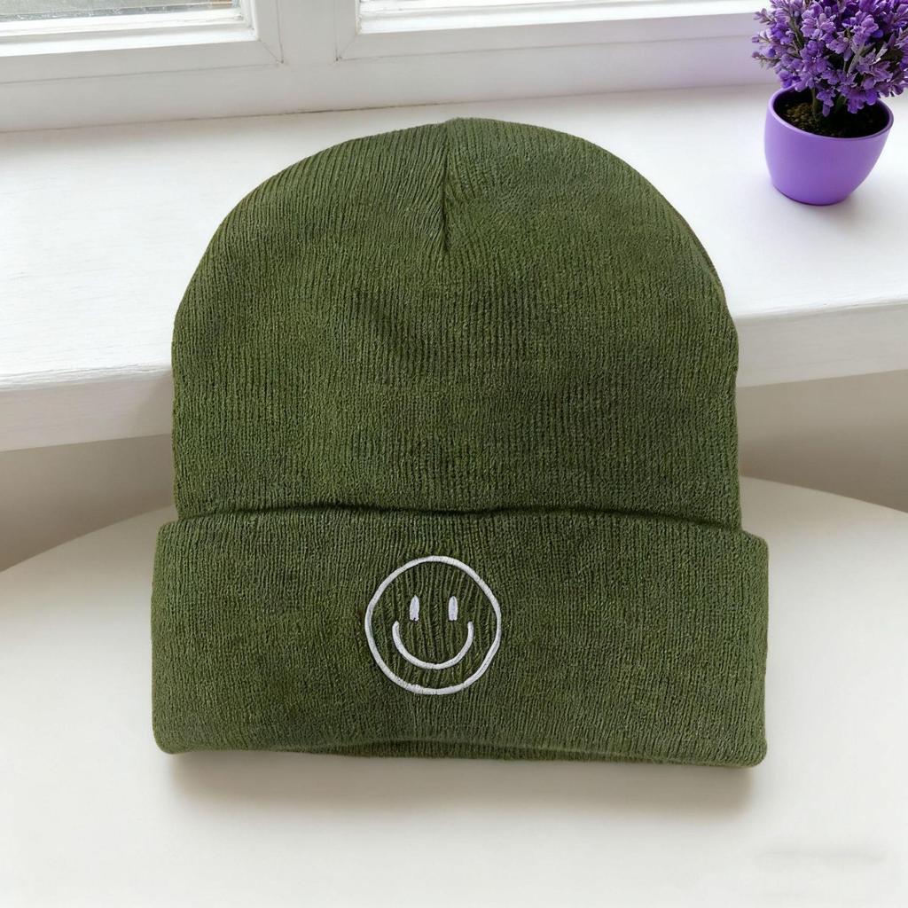 Všestranná trendy akrylová pletená čepice - Unisex podzim/zima Hip Hop styl pro ochranu před chladem.