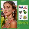 Wasserdichte Tattoo-Aufkleber Schweißfeste Temporäre Tattoos für Club-Events Partys Fußballfans Make-up Gesichtskleber