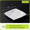 Jiubing A5 Weiße Melamin Quadratische Servierplatten