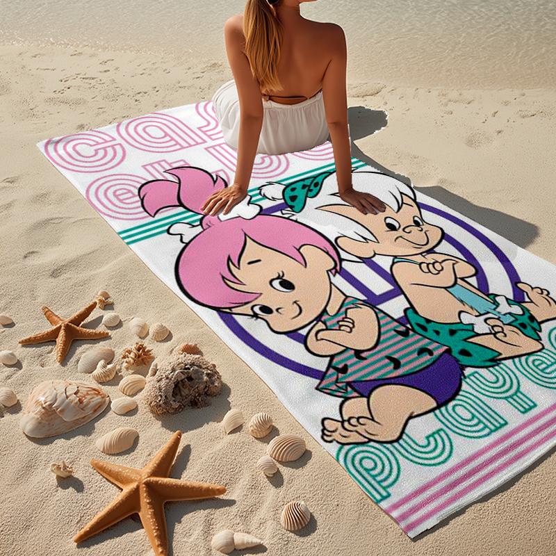 The Croods Players Adventure Beach Towel, Super Soft Microfiber, Gift for Her/Him, Birthday, for Pool, Beach, Travel, Home Decor Fan gifts