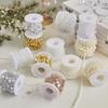 Christmas Decoration Fishing Line Artificial Pearls Beads Chain Garland Wedding Party Decoration DIY Christmas Tree Decoration