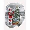 Christmas Men's T-Shirts Fashion 3D Print Long Sleeve T-Shirt Round Neck Y2k Clothes Man Autumn Fashion Loose Men's Casual Tops