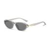 New fashion square sunglasses light luxury personalized concave sunscreen glasses outdoor street pose sunglasses men and women