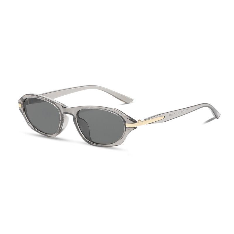 New fashion square sunglasses light luxury personalized concave sunscreen glasses outdoor street pose sunglasses men and women