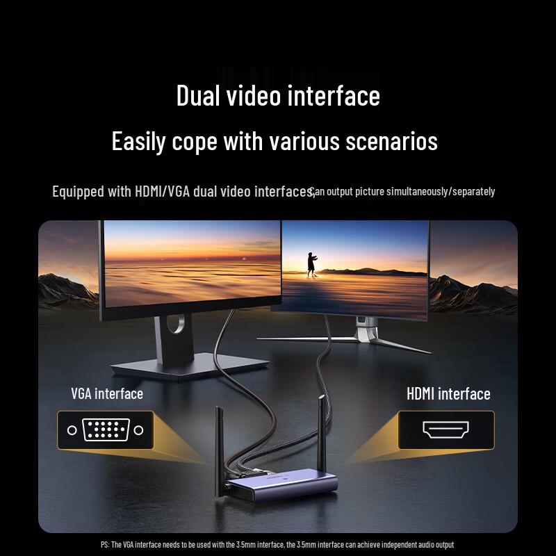 Ugreen 4K Type-C Wireless HDMI Screen Mirroring Adapter