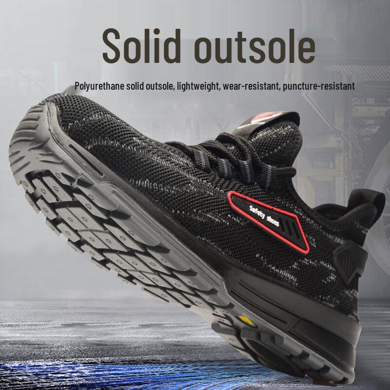 Longchan Unisex 6KV Insulated Fly-Knit Safety Shoes 45 (275mm)