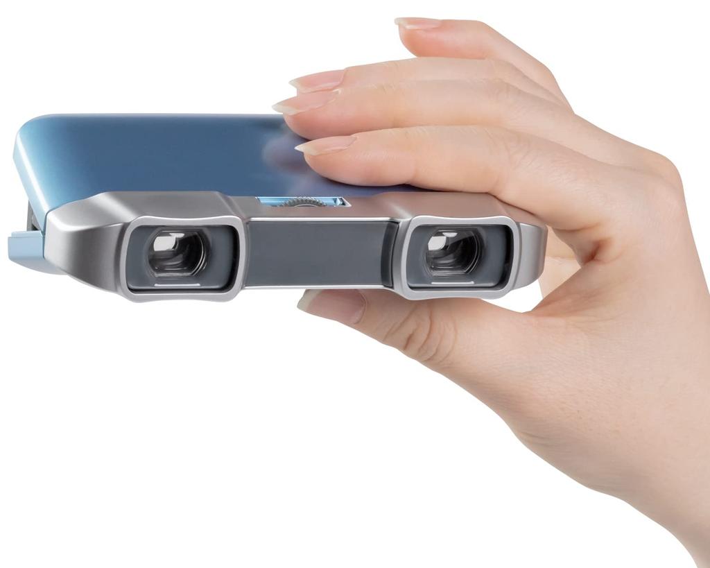 Kenko Pliant Opera 3x25 Slim 25mm 417508 Glasses, Binoculars, Aperture, Thin, Folding, Blue,