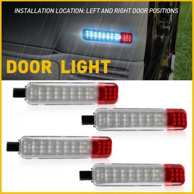 4X LED Interior Door Panel Light Courtesy Lamp For Chevy Tahoe GMC Yukon 1995-06
