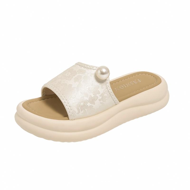 Women Summer Slide Sandals casual soft sole summer slide upper Lightweight Beach Slippers Soft Sole Outdoor Casual Walking Shoes 34
