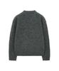 BIG UNION Alpaca Boucle Crop Knit (Gray)