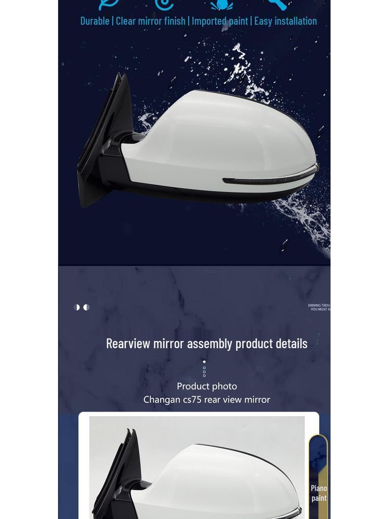 Upgraded Sports Rearview Mirror for Great Wall Haval H6