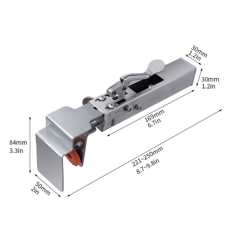 Drawer Fastening Clip Drawer Front Mounting Clip for Accurate and Quick Installation of Drawer Panels, Adjustable Fixed Clamp