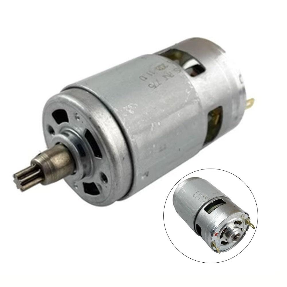 Culoare Argintie Motor 18V 775 Motor cu 7 Dinți Motor Cheie Electrică Motor