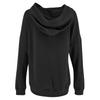 Damen Lässiger Kapuzenpullover mit Tasche Mode Kordelzug Pullover Top Sweatshirt
