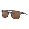 Temple Logo Plastic Aviator Sunglasses Men's Grey
