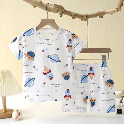 Loungewear-Pyjama für Kinder aus Sommer-Baumwolle