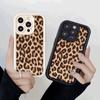 Brown Leopard Print Pattern Shockproof Phone Case for Xiaomi Redmi Note 14 13 12 11 10 9 8 7 Pro Anti-Slip Soft TPU Cover