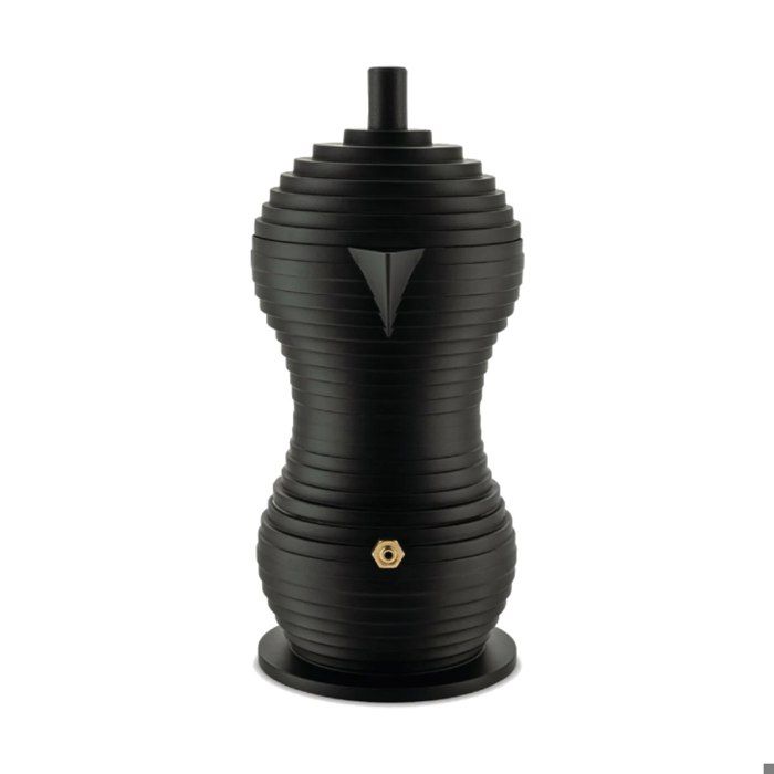 Alessi Pulcina Kaffeekanne 6 Tassen Schwarz