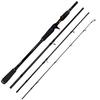 4-piece 6.9-8.8ft Compact Lure Rod MH (Baitcasting, 6.9ft/2.1m) Suitable for 15-75g Loads