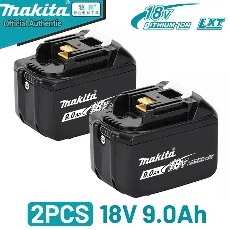 100% original Makita 18V battery 6.0Ah 9.0AH rechargeable battery Makita 3.0Ah 5.0Ah charger BL1850B BL1860B power tool battery