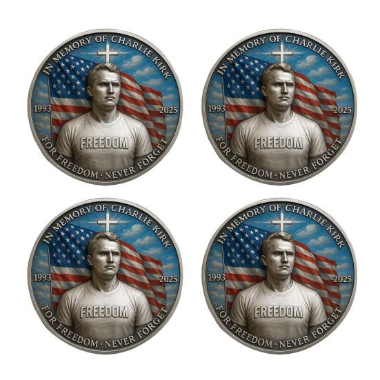 1/2/3/4/5/6Pcs Freedom Liberty Challenge Coin American Flag Keepsake Coin Collectible Souvenir Memorial Badge Veterans