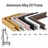 Medium Size Picture Frame DIY Aluminum, Alloy Canvas Painting Frame, For Oil Paintings Metal Frame, Home Decor Metal Art