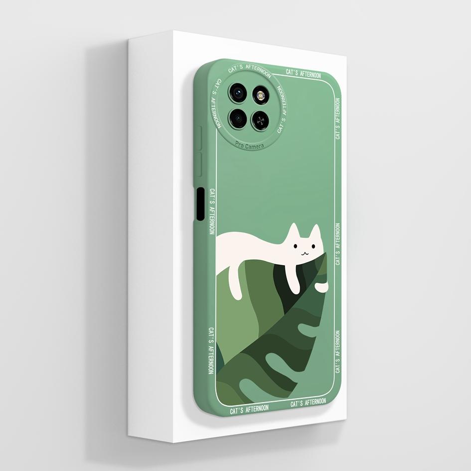 Liquid Silicone Case For Itel S23 4G Back Cover Luxury Shockproof Avocado Daisy Camera Protection Matte Anti Drop Phone Bags For Itel S 23 Bumpers