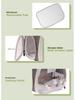 Transparent Leather Bird Carrier with Food Cup - Breathable, Double-Shoulder Portable Handbag for Bird Travel