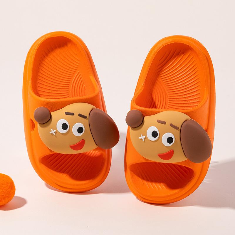 Cartoon-Schuhe - Sandalen mit weicher Sohle für Jungen und Mädchen, atmungsaktive Hausschuhe
