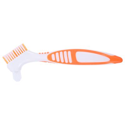 Turtle Shell Cleaning Brush Double-Side Design Dense Supple Nylon Bristles Premium Plastic Handle for Shell Conch Cleaning Tool