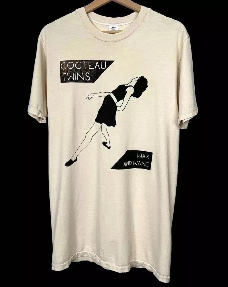 

American Cocteau Twins White Short Sleeve Unisex T-Shirt Summer New Retro Men s and Women s Streetwear S