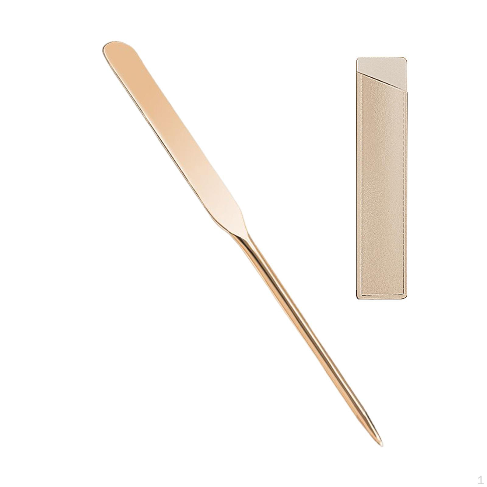 

Элегантный тонкий стержень для смешивания косметики, для палитры, помады Aureate with Case