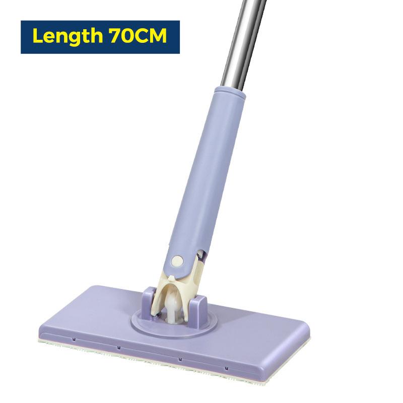 Compact 360° Rotation Lazy Mini Mop Disposable Wet Wipe Clip Flat Mop for Shoe Upper Surface Stain Quick Cleaning