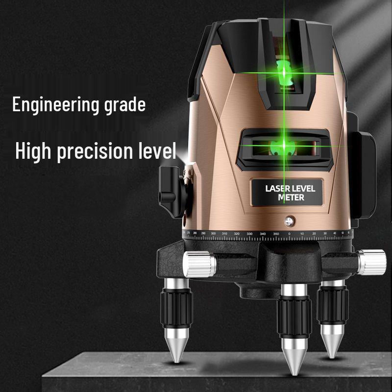 High-Precision 35-Line Outdoor Green Laser Level with Digital Display and Automatic Self-Leveling