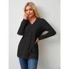 YYFS Women's Fashion Casual Fall Winter Solid Color Print Long Sleeve Sweaters