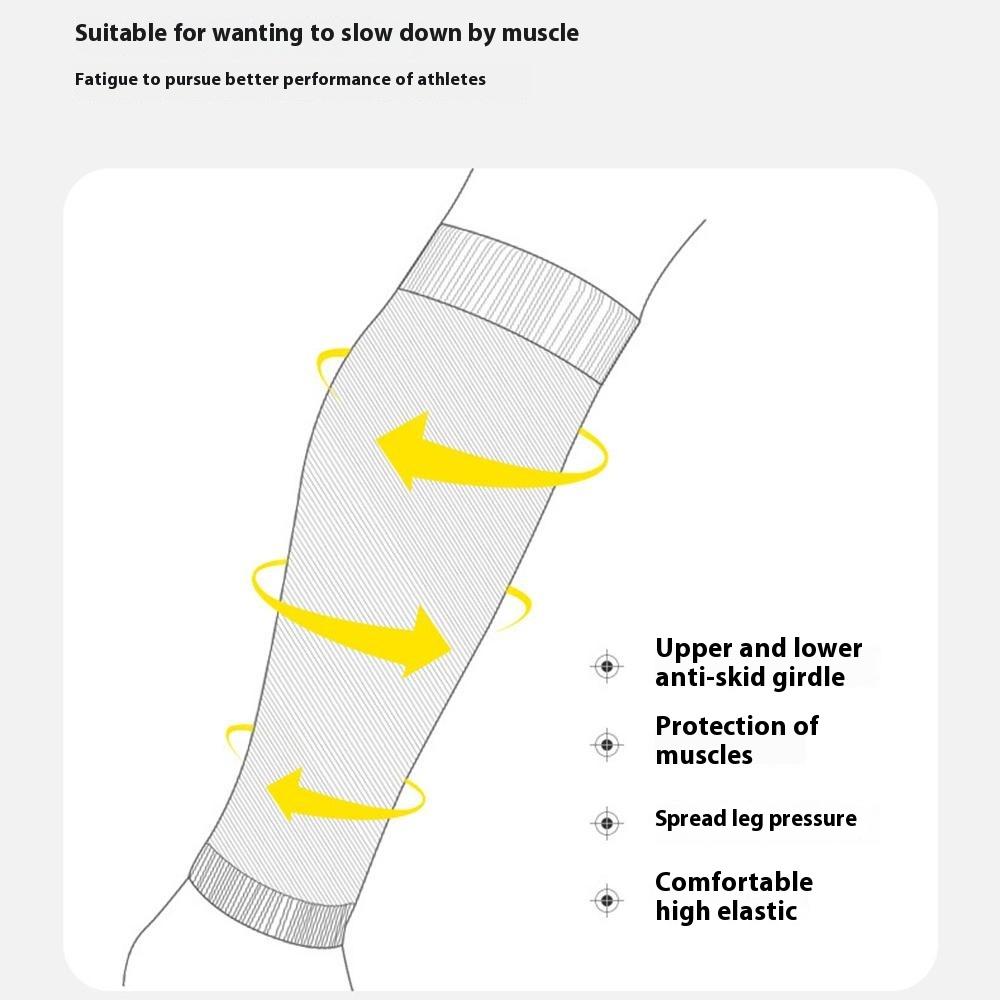 LINTORE 1 Paar Erwachsene Fußball Beinschoner Socken Schweißabsorbierend Waden Kompressionsschoner