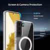 Transparent Shockproof Phone Case For Samsung Galaxy S26 S2 S24 S23 S22 S21 S20 Note 20 Ultra 10 Plus FE Magnetic Armor Cover