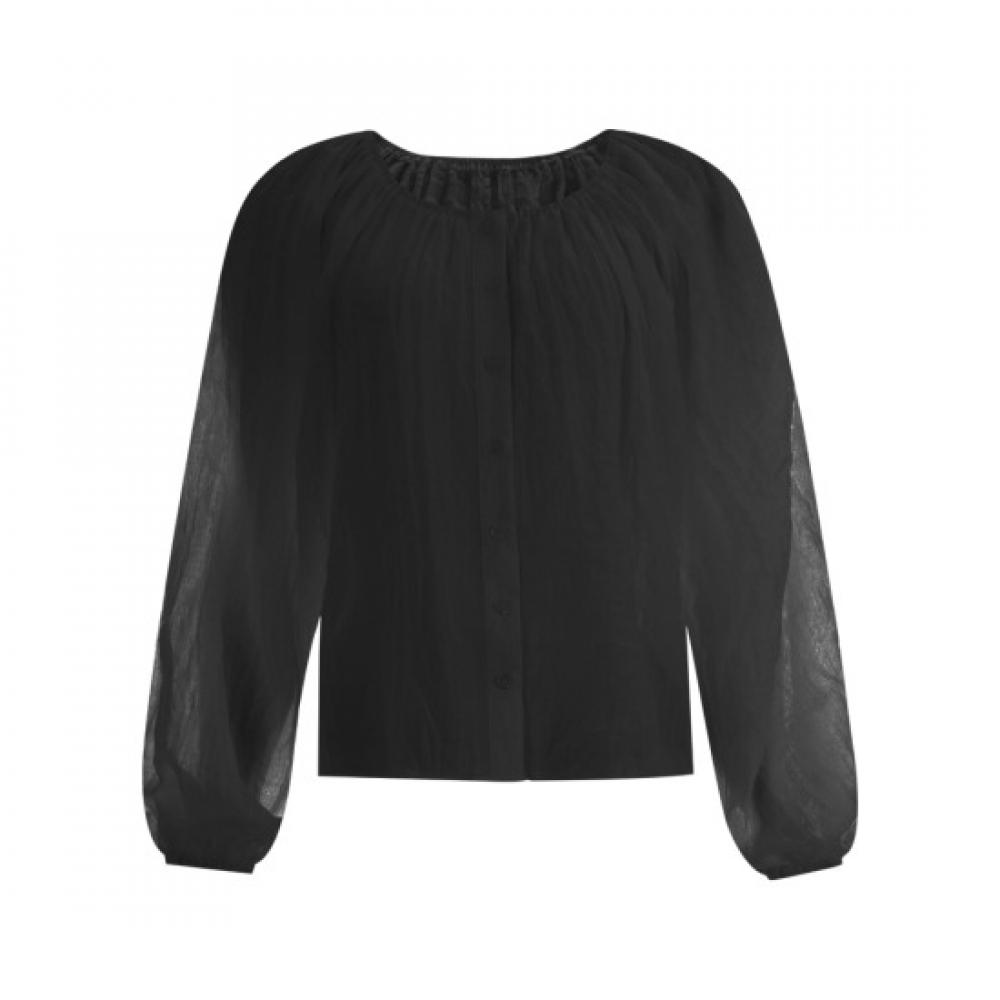 Shop Women S Wedding gueSt Sheer blouSe Cardigan Black Ean Wbl 1512