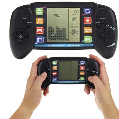 Elektronická herní hračka pro děti - Konzole Tetris - Černá