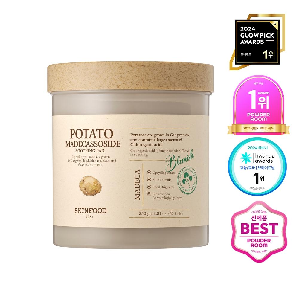 Skinfood [heat Relaxation] Skinfood Potato Madecassoside Soothing Pad 60 Sheets