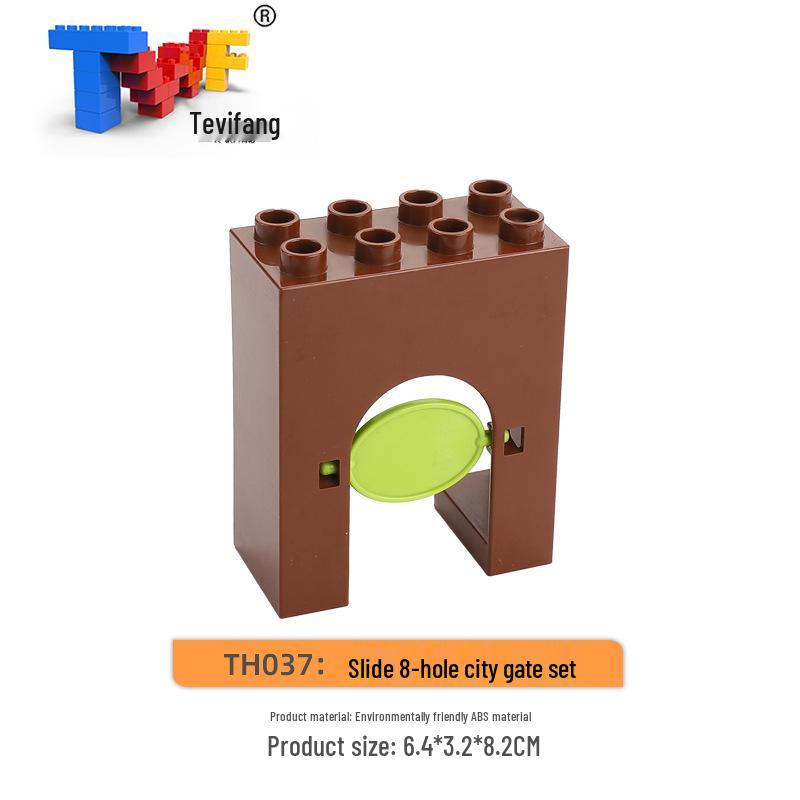 Large Particle Ball Track Building Blocks for Kids